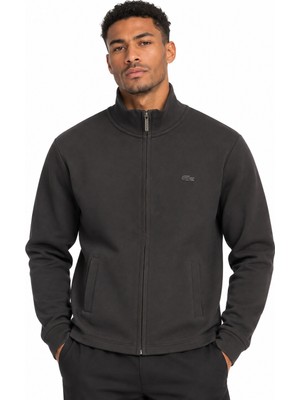 Lacoste Erkek Slim Fit Fermuarlı Dik Yaka Sweatshirt