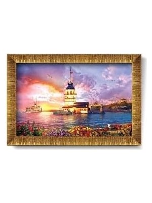 Prime Kız Kulesi 1000 Parça Çerçeveli Puzzle
