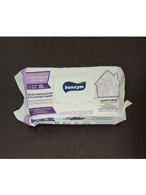 Karok Ticaret Boneym 100'LÜ Çok Amaçlı Yüzey Temizlik Havlusu – Lavanta Esintisi