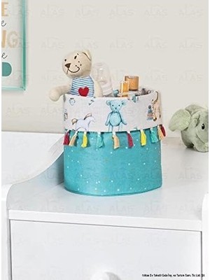 Prime Baby Yuvarlak Sepet (Mavi)
