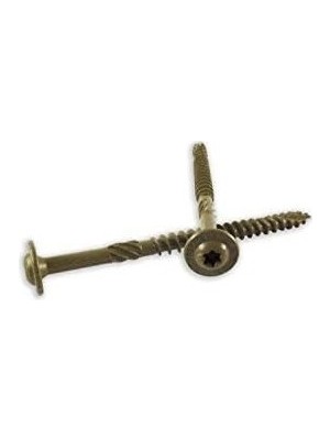 Prime Woodpro Fasteners ST516X318B 5/16-Inç x 3-1/8-Inç Uzunluk Yuvarlak Yıkama Başlığı Dış Ahşap Vidalar, 250'LI Paket