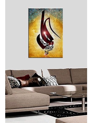 Store 50X35 Dekoratif Hat Kanvas Tablo