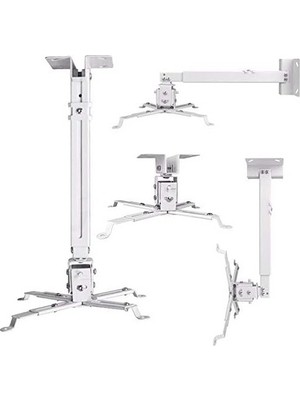 Prime Codegen H50 Projeksiyon Askı Aparatı, Krem, 50-100 cm