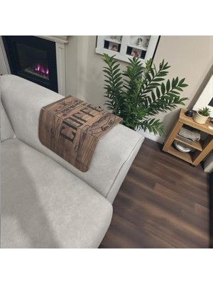 Prime Desenli Katlanabilir Koltuk Yanı Sehpası 2li Coffee Desen