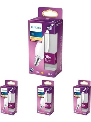 Prime LED 25W BA35 E14 Mum Tipi Ww Dim Edilmez Ampul 4lü Paket