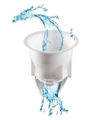 Prime Made Sessiz Alaturka Tuvalet Kapağı Wc Matik - Çift Kapaklı Koku ve Haşere Önleyici Tuvalet Taşı Aparatı - Koku Giderici Matik, Beyaz