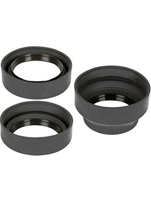 Prime 72MM Üç Kademeli Kauçuk Parasoley, Lens Hood