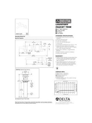 Prime Musluk T3567LF-SSWL Ara Iki Kulplu Duvar Askısı Wc Musluk, Paslanmaz Çelik