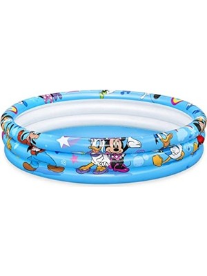 Bestway Disney Junior Mickey - Friends Çocuk Havuzu, Çap 122 x 25 Cm, Yuvarlak