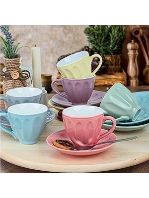 Prime Soft Çay Fincan Takımı 12 Parça 6 Kişilik