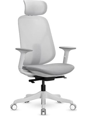 Prime XD-1004-FILELI Başlıklı Çalışma Koltuğu Gri