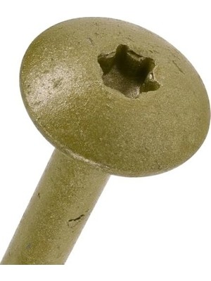 Prime Power Pro 47879 Lag Vidaları, 5/16 x 6, Star Drive Inşaat Lag Vidaları, Paslanmaya Dayanıklı, Epoksi Kaplı Bronz, 5 Lb Küvet