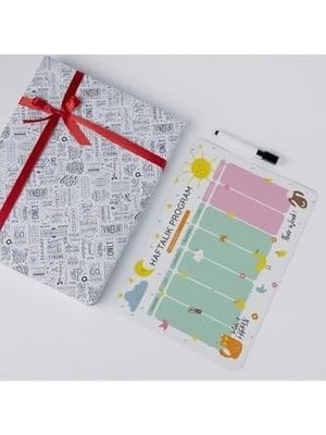 Prime Renkli Magnet Haftalık Görev Planlayıcı 29,7X21 cm