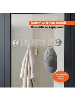 Prime Vakumlu ve Yapışkanlı Askı – Mutfak ve Banyo Için Delme Gerektirmeyen Duvar Askılığı