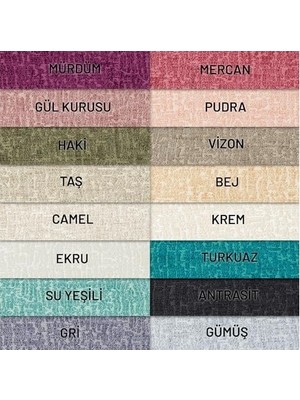 Concept - Koltuk Örtüsü Şönil Jakarlı Desen Kaymaz Çekyat Örtüsü ve Koltuk Şalı 175X215