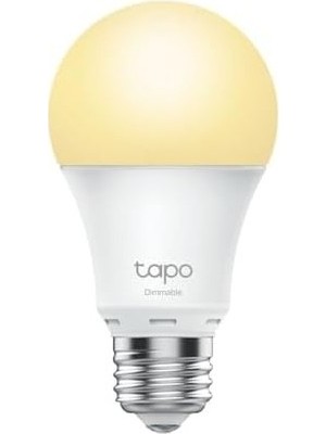 Tapo L510E 2-Pack , Ayarlanabilir Akıllı Wi-Fi Ampulü, 806 Lümen, E27 Duy, 8,3W, Enerji Tasarrufu, Amazon Alexa ve Google Home ile Çalışır, Kısılabilir Yumuşak Sıcak Beyaz, Hub Gerekmez
