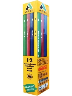 MSP Basic Hb Kurşun Kalem, 12'li Set, Çok Renkli