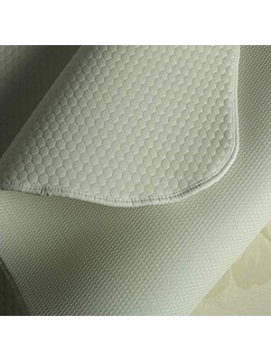 Prime Orsa Y-74B Alptex 3 Boyutlu Kumaş Teknolojisiyle Üretilmiş Terletmeyen Bambulu Yatak Pedi, Beyaz, 90X190 cm