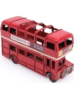 Prime Dekoratif Metal Araba Londra Şehir Otobüsü Kalemlik 1510A-8275