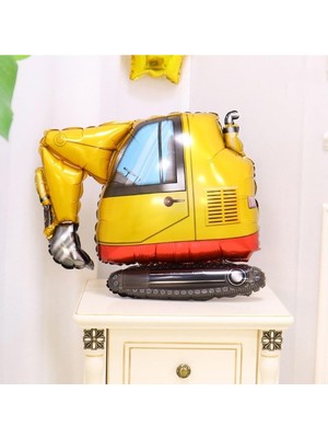 Prime Ekskavatör Folyo Balon 75X63 cm Inşaat Temalı Parti Malzemesi