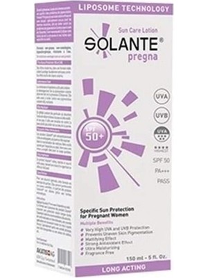 Prime Solante Pregna Spf 50+ Hamilelere Özel