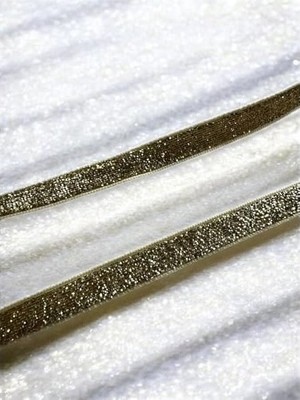 Yılbaşı Glitter Kurdele Seti, Yeşil, Kırmızı, Altın, Gümüş ve Beyaz, Dekoratif Parlak Şeritler, 5 Parça 2 Metre (5, Simli)