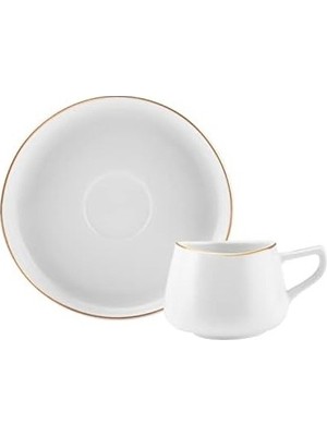 Prime Streamline Hole 6 Kişilik Kahve Fincan Takımı 80 ml