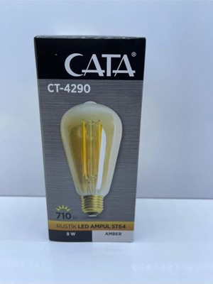 MSP LED Ampul 8W Rustik CT-4290 Amber Renk