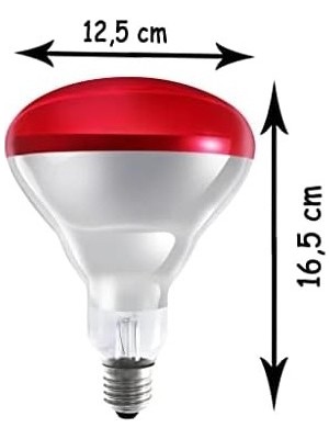 Prime 250W Infrared Kırmızı Ampul E27 Isıtıcılı Lamba Kırmızı Işık