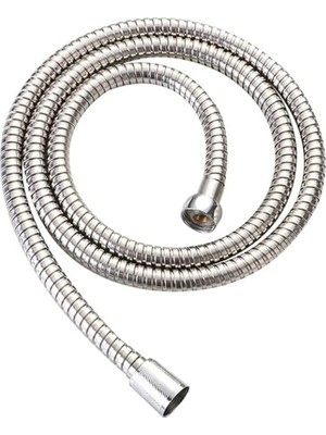 Prime Spiralli Örgülü Duş Hortumu,banyo Duş Hortumu (1,5 Metre) (Krom)