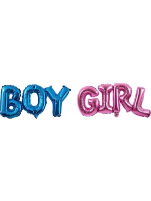 Prime Cinsiyet Partisi Boy Folyo Balon Set