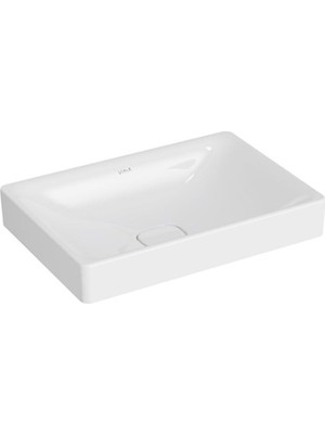 Prime Metropole 7535B003-1398 Dikdörtgen Çanak Lavabo, 60CM, Beyaz