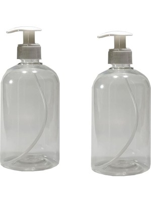MSP Adet 500 ml Sabun,dezenfekten Pompalı Boş Pet Şişe
