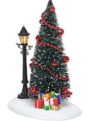 Prime Department 56 Village Vinyet Işıklı Heykelcik, 18 Cm, Çok Renkli