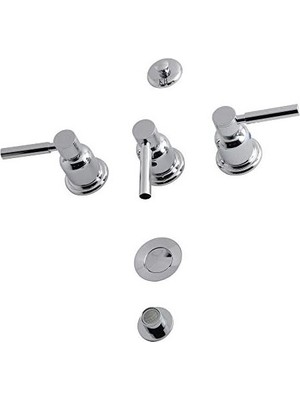 Prime KB6321DL Bide Bataryası, Parlak Krom, 8 x 2,13 x 2,13
