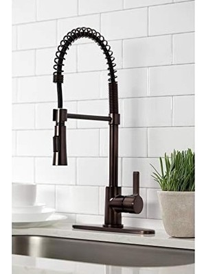 Prime LS8675CTL Continental Ön Durulama Mutfak Bataryası, Yağla Pürüzsüzleştirilmiş Bronz