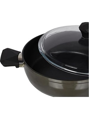 Prime Taç 1500023294 7 Parça Graniks Tencere Seti, Gri