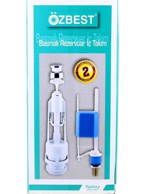 Prime Özbest Su Tasarruflu Basmalı Klozet Rezervuar Iç Takımı - Uyumlu ve Dayanıklı