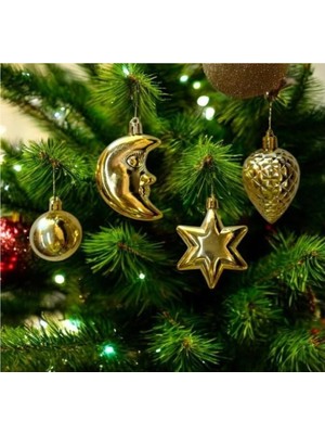 Prime Yılbaşı Karışık Süs Gold 10LU