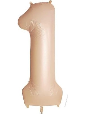 Prime - 1 Rakamı Karamel Folyo Balon 34 Inch 86 cm