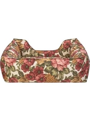 Prime Pet Alpha Merta Gül Desenli Köpek Yatağı M 65X80CM