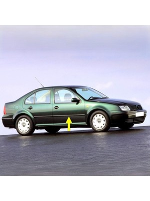 Prime Sağ Ön Kapı Çıtası Siyah Plastik 1J4853516F Vw ile Uyumlu 1999-2005