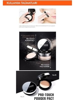 Prime Cildin Parlak ve Pürüzsüz Gösteren Kompakt Pudra Pro- Powder Pact SPF25/PA++ (No.23)