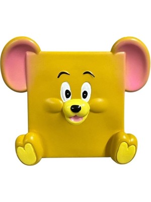 Prime Tom ve Jerry Kare Plastik Kumbara Kahverengi