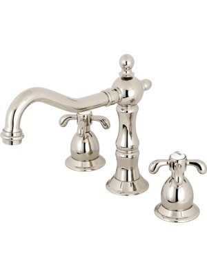 Prime KS1976TX French Country 20,32 cm Yaygın Tuvalet Musluğu, Cilalı Nikel