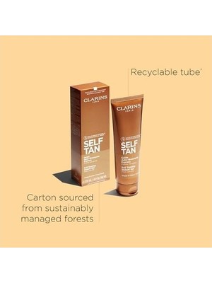 Prime Clarıns Self Tanning Instant Gel Auto-Bronzante Express 125ML Faca & Body