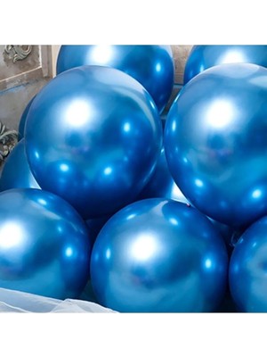 MSP Adet Mavi Metalik Balon