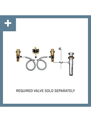 Prime T6405 Belfield T6405 Belfield Çift Kulplu Breitgefaechert Banyo Musluk, Krom