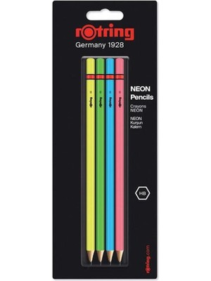 Prime Life Neon Kurşun Kalem, 4'lü Paket