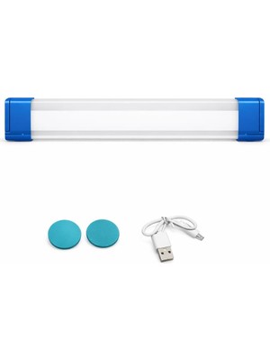 Prime Life USB Şarjlı LED Dolap Işığı, Manyetik 3 Kademeli Kabin Lambası, Gardırop Mutfak Tezgah Altı Aydınlatma, Kablosuz Montaj, Beyaz Işık, Mıknatıslı Duvar Lambası,araç Kaput Atdınlatma